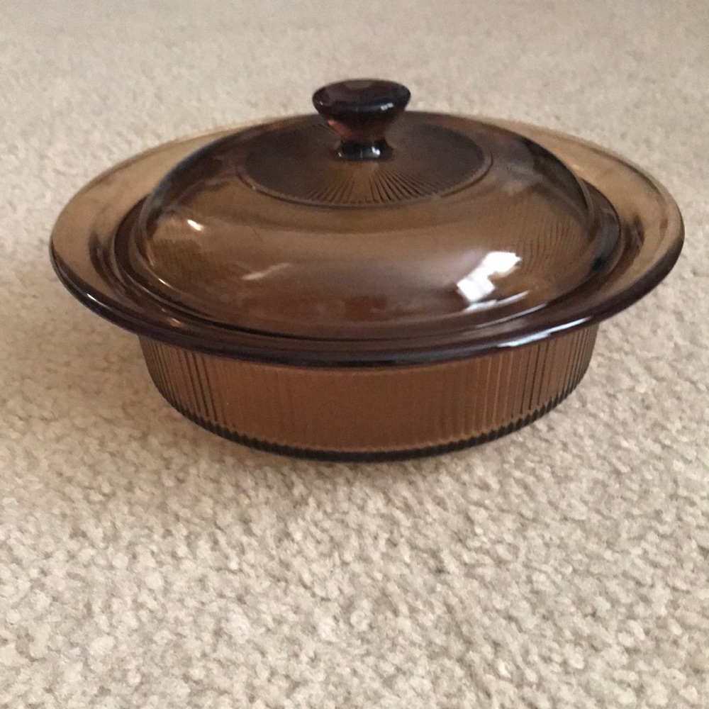 Vision by Corning vintage casserole dish with lid